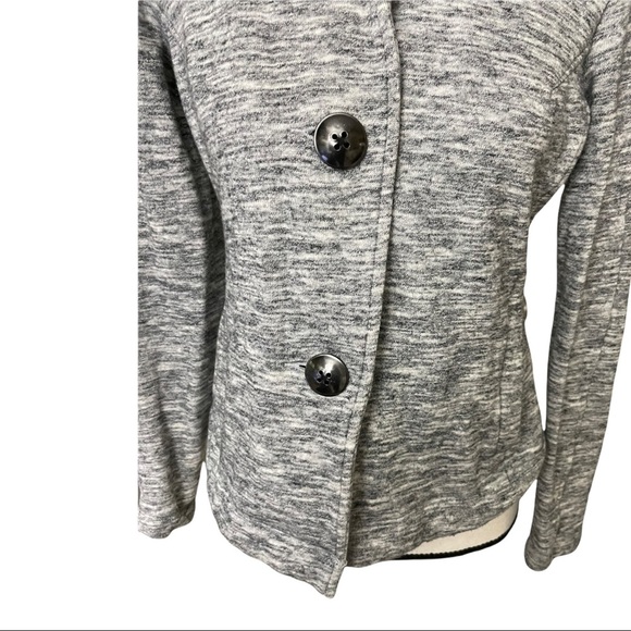 Cabi high neck womens hourglass jacket blazer grey tone size X-small. - Picture 3 of 9